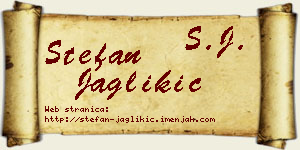 Stefan Jaglikić vizit kartica